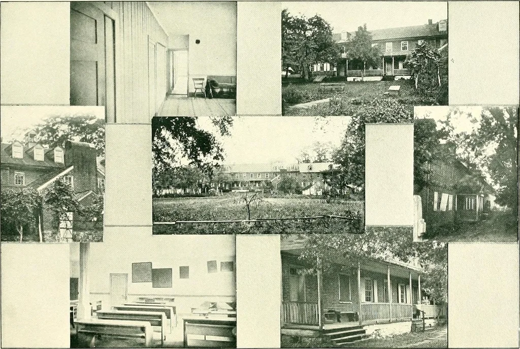 An illustration from The German sectarians of Pennsylvania : a critical and legendary history of the Ephrata Cloister and the Dunkers, 1899, leaf 474