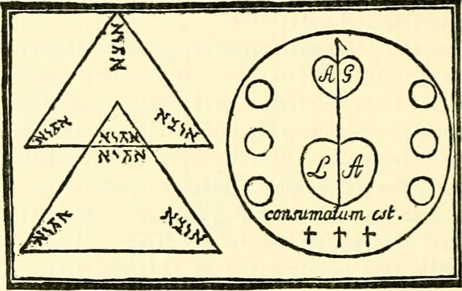 An illustration from The German sectarians of Pennsylvania : a critical and legendary history of the Ephrata Cloister and the Dunkers, 1899, leaf 491