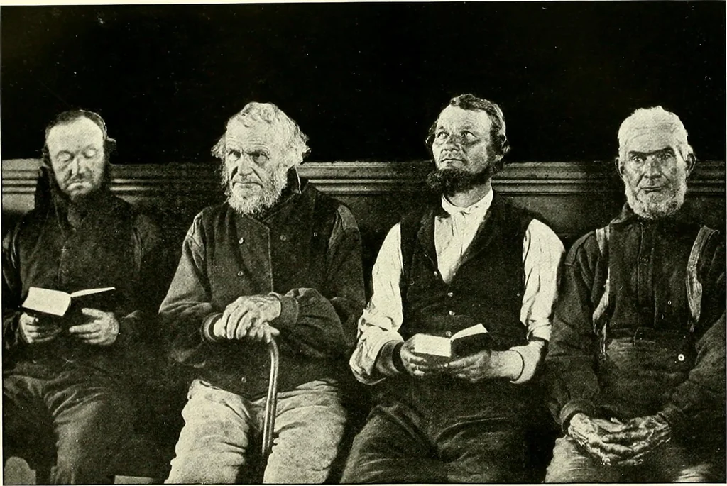 An illustration from The German sectarians of Pennsylvania : a critical and legendary history of the Ephrata Cloister and the Dunkers, 1899, leaf 520