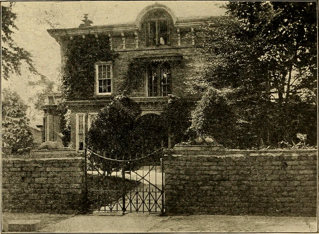 An illustration from Germantown Gardens and Gardeners, 1914, leaf 110
