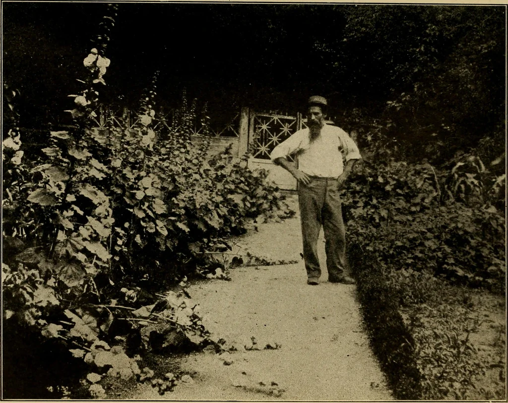 An illustration from Germantown Gardens and Gardeners, 1914, leaf 146