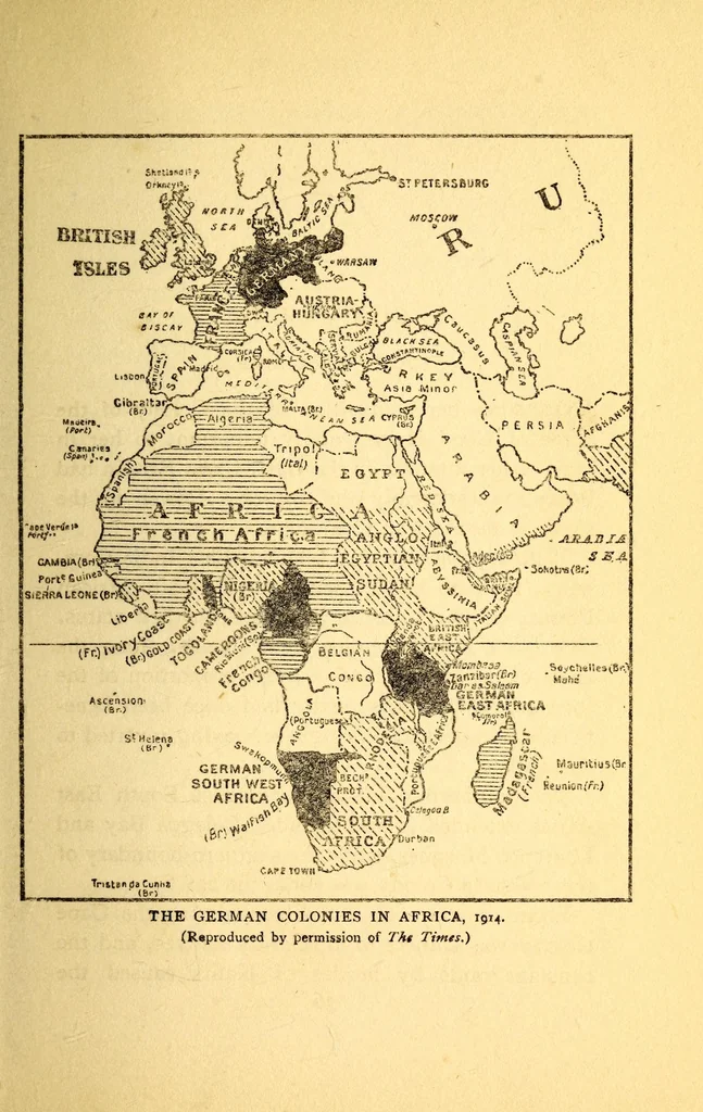 An illustration from Germany's vanishing colonies, 1914, leaf 41