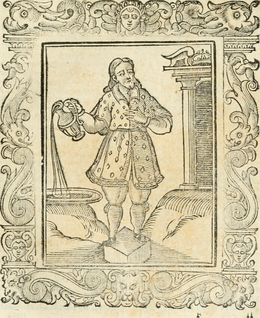 An illustration from Geroglifici morali, 1626, leaf 100