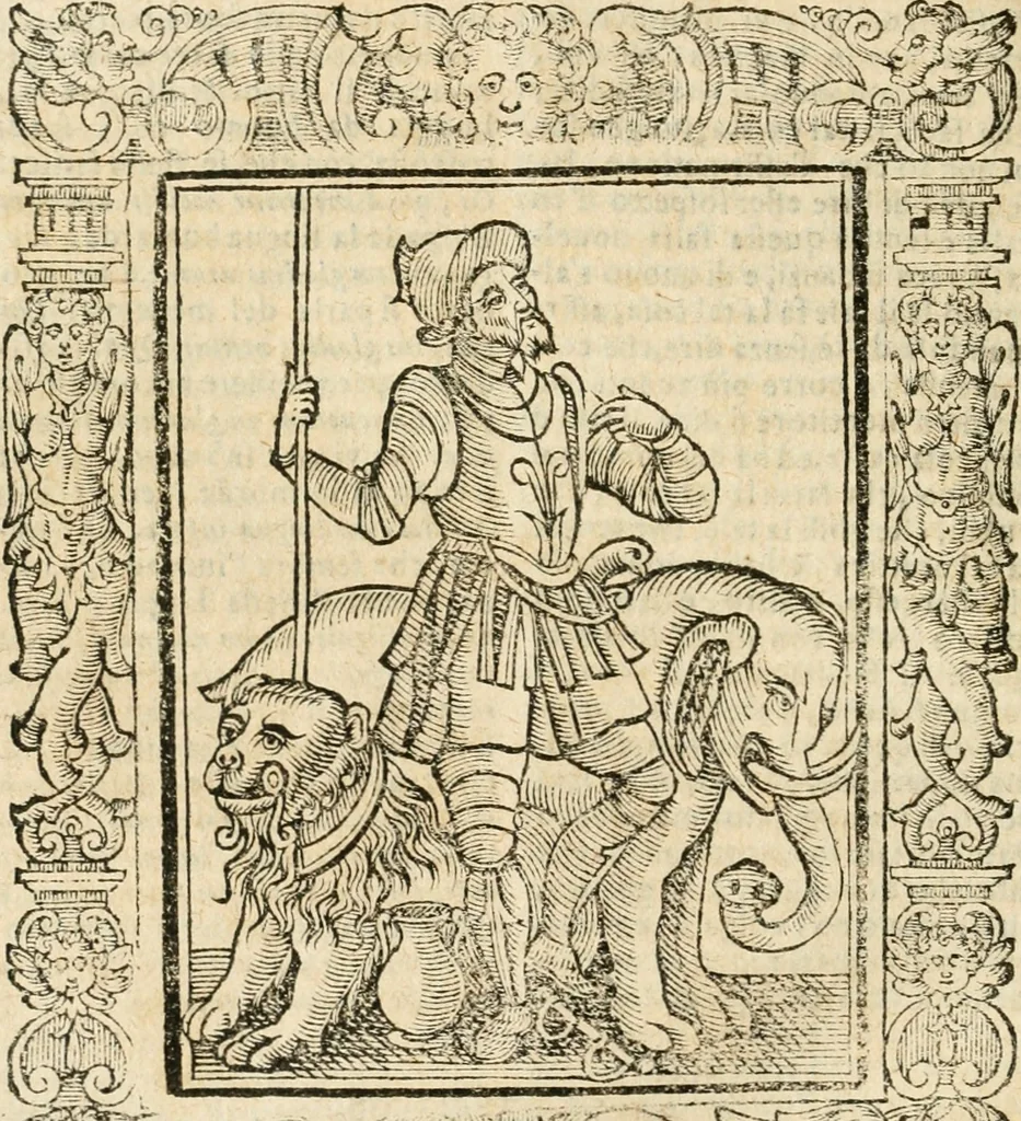 An illustration from Geroglifici morali, 1626, leaf 117