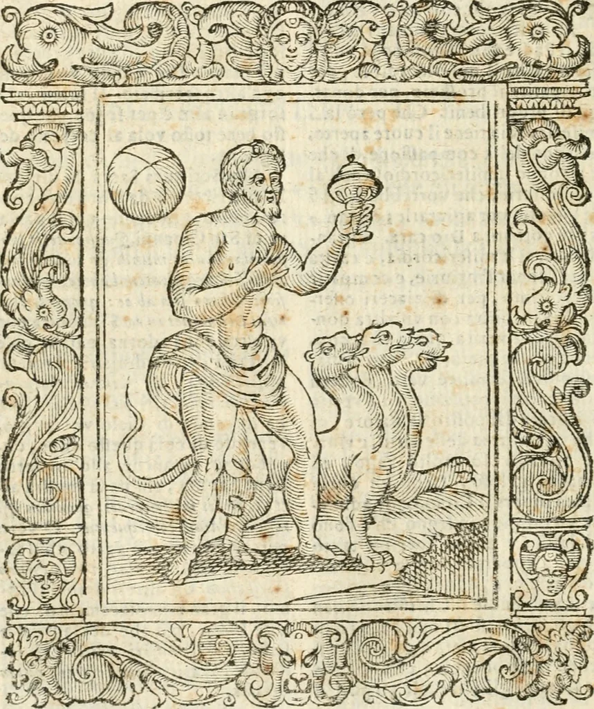 An illustration from Geroglifici morali, 1626, leaf 351
