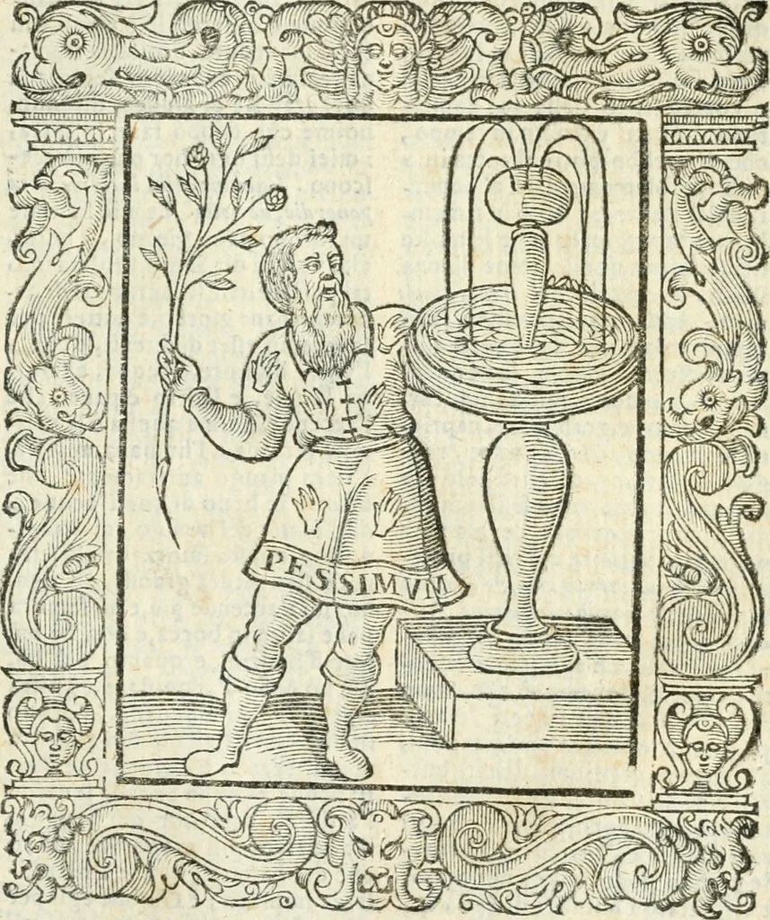 An illustration from Geroglifici morali, 1626, leaf 512