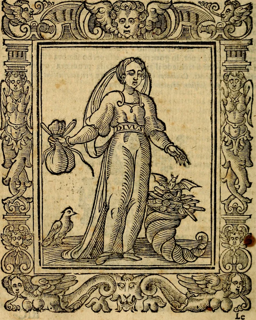 An illustration from Geroglifici morali, 1626, leaf 443