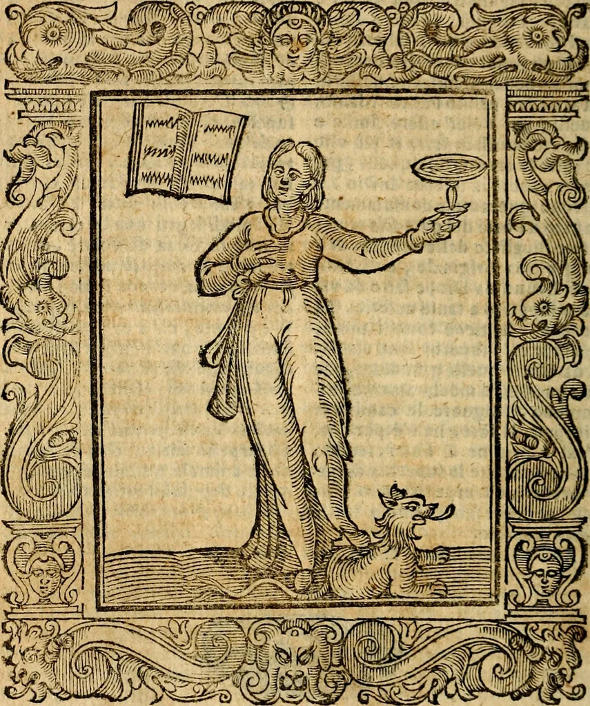 An illustration from Geroglifici morali, 1626, leaf 487