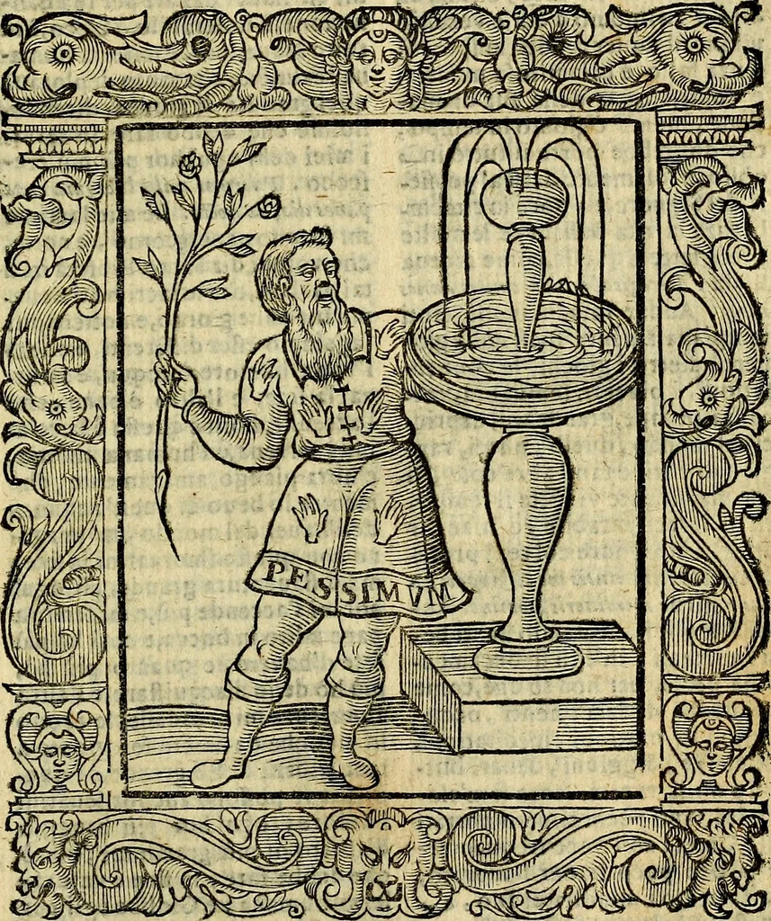 An illustration from Geroglifici morali, 1626, leaf 512
