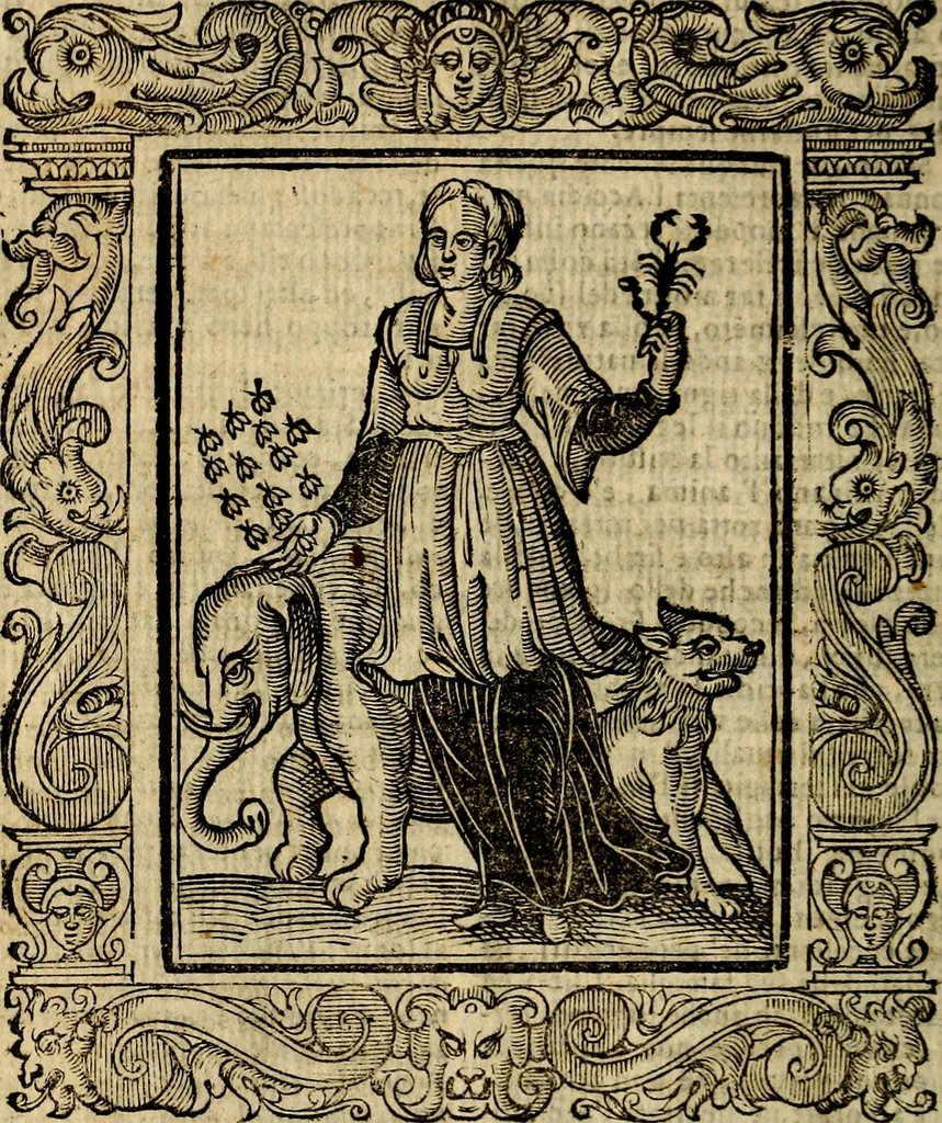 An illustration from Geroglifici morali, 1626, leaf 63