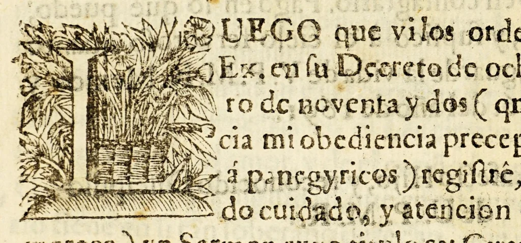 An illustration from Geroglifico sagrado de la amistad mas verdadera, y vivo traslado de la divina, y celestial en los gloriosos patriarchas Sancto Domingo, y S. Francisco,, 1692, leaf 6