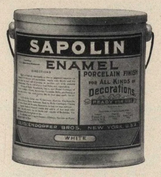 An illustration from Sapolin varnishes : enamels, japans, driers., 1920, leaf 10