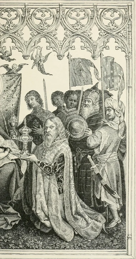 An illustration from Geschichte der christlichen Malerei, 1887, leaf 103