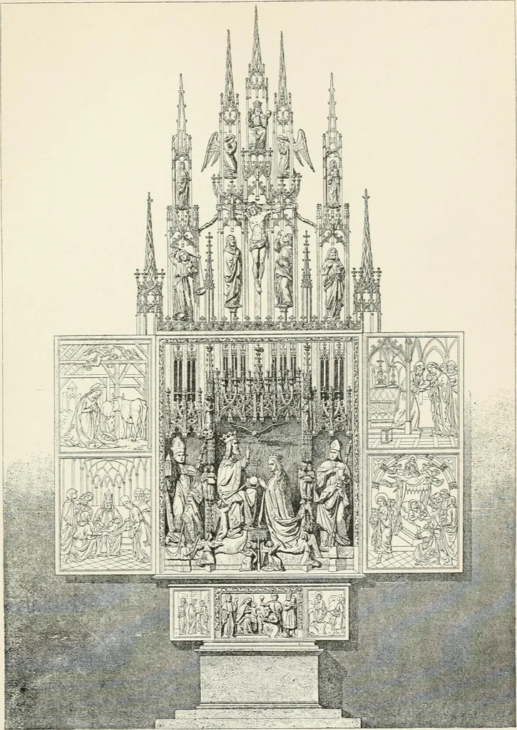 An illustration from Geschichte der christlichen Malerei, 1887, leaf 163