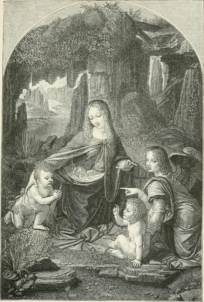 An illustration from Geschichte der christlichen Malerei, 1887, leaf 185