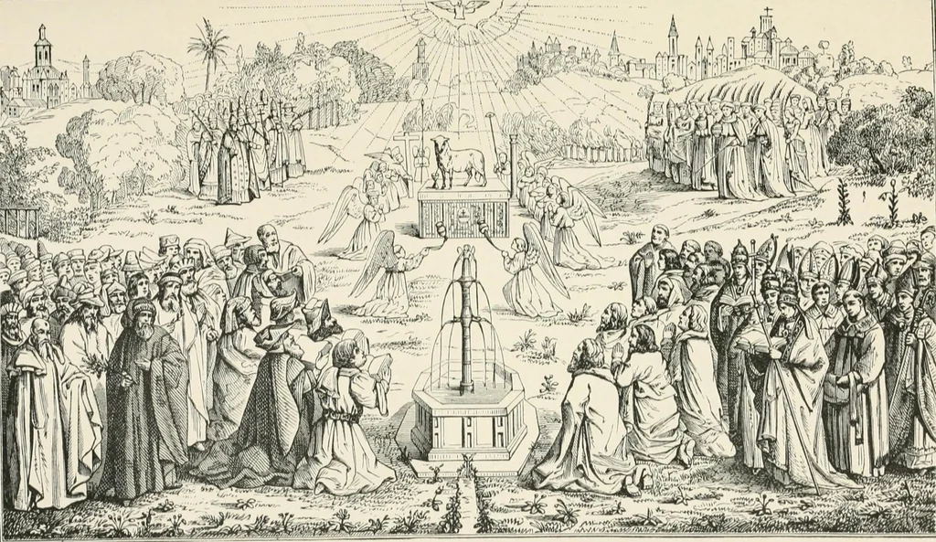 An illustration from Geschichte der christlichen Malerei, 1887, leaf 21