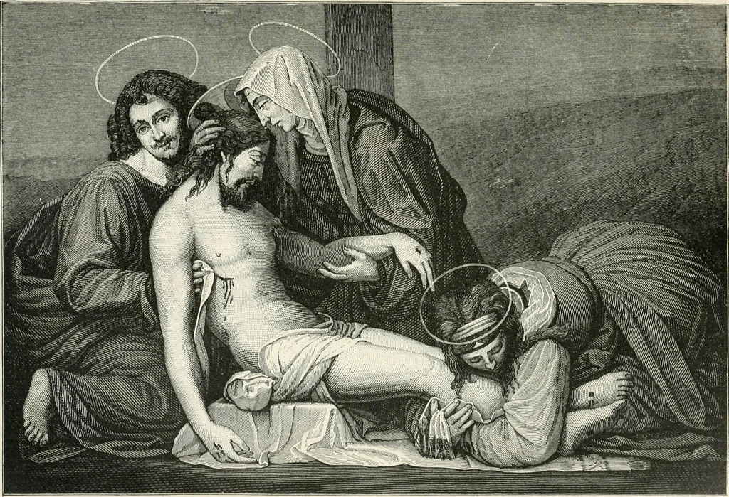 An illustration from Geschichte der christlichen Malerei, 1887, leaf 233