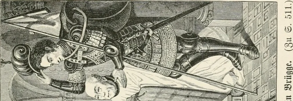 An illustration from Geschichte der christlichen Malerei, 1887, leaf 29