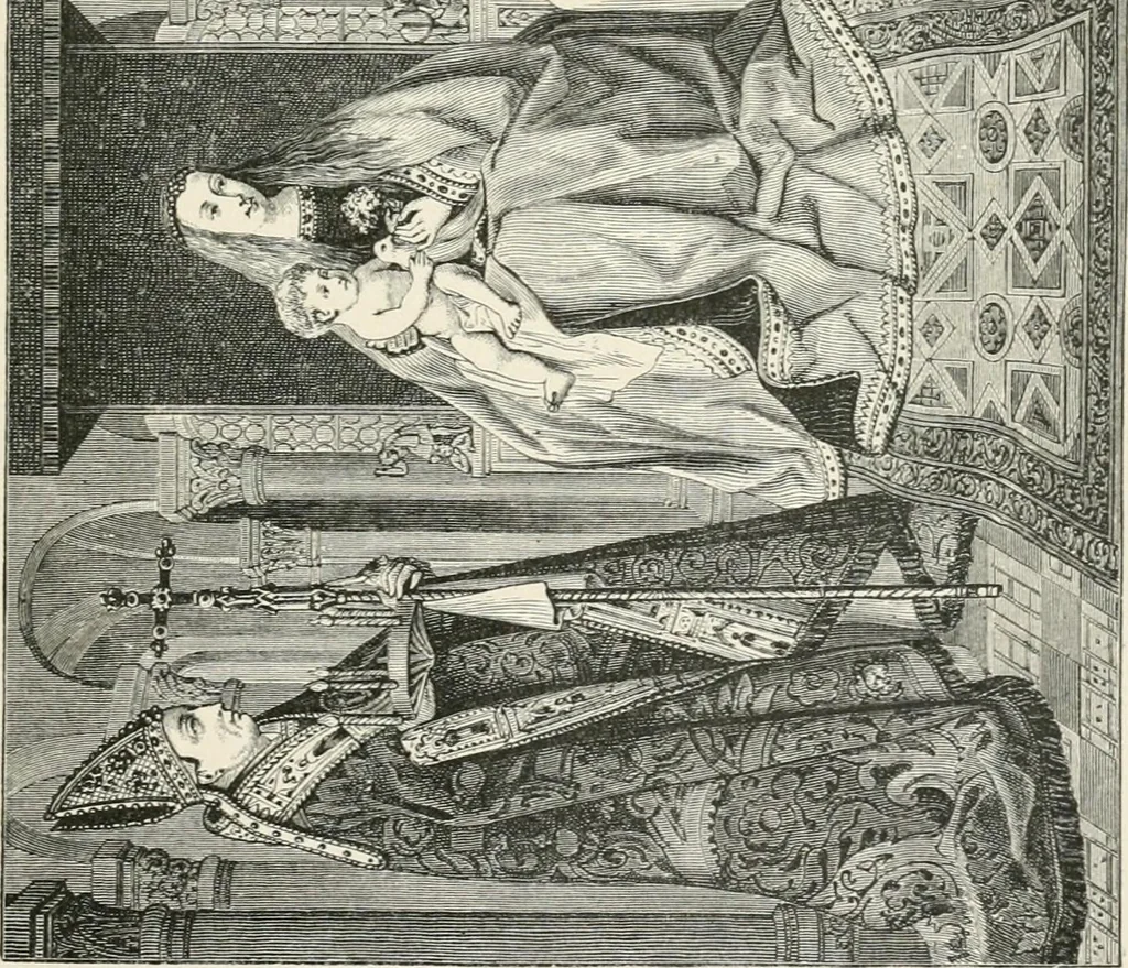 An illustration from Geschichte der christlichen Malerei, 1887, leaf 29