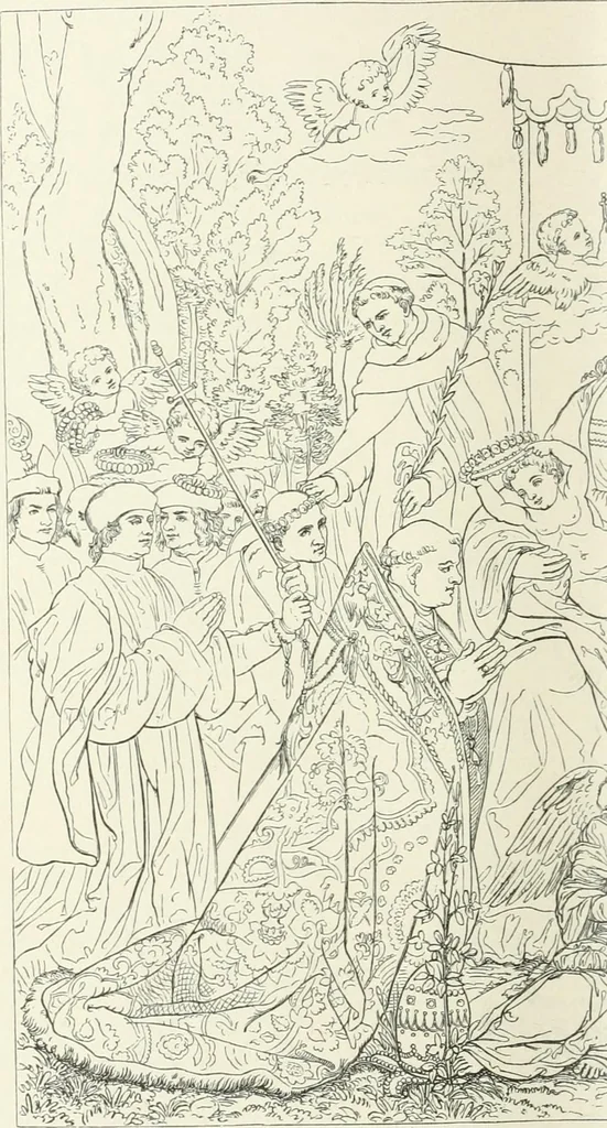 An illustration from Geschichte der christlichen Malerei, 1887, leaf 448