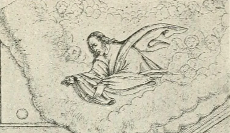 An illustration from Geschichte der christlichen Malerei, 1887, leaf 475