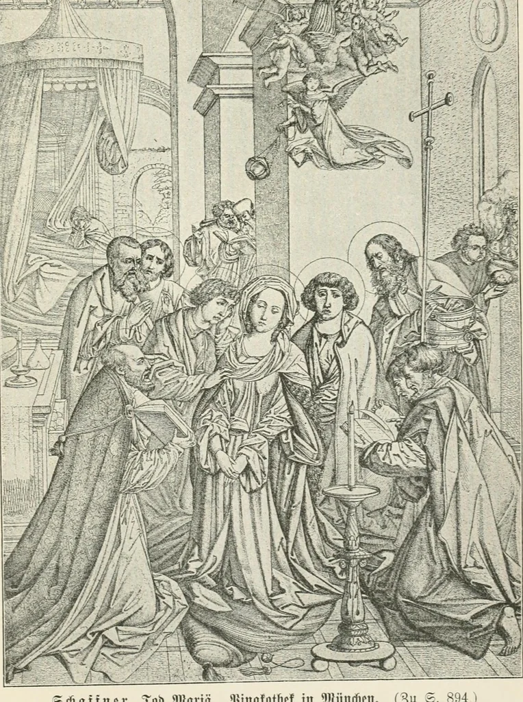 An illustration from Geschichte der christlichen Malerei, 1887, leaf 475