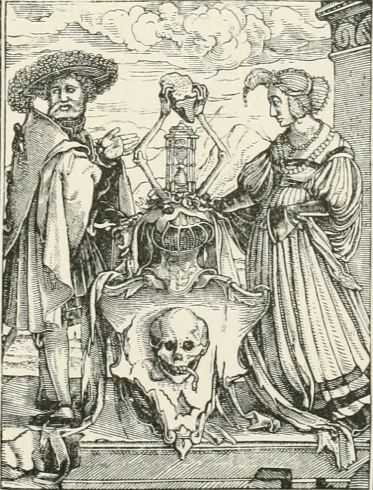 An illustration from Geschichte der christlichen Malerei, 1887, leaf 487