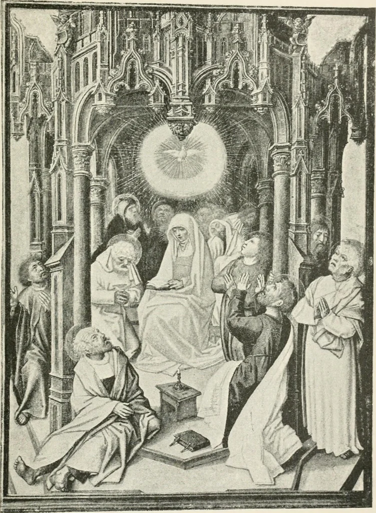 An illustration from Geschichte der christlichen Malerei, 1887, leaf 73