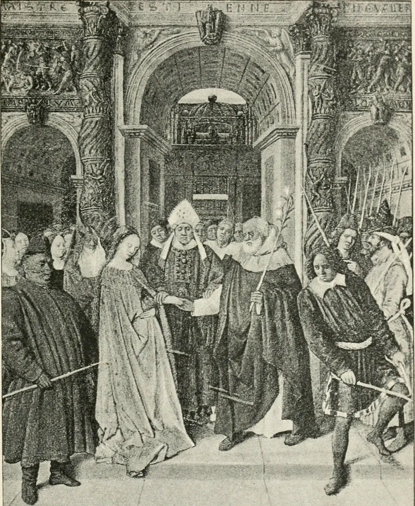 An illustration from Geschichte der christlichen Malerei, 1887, leaf 79
