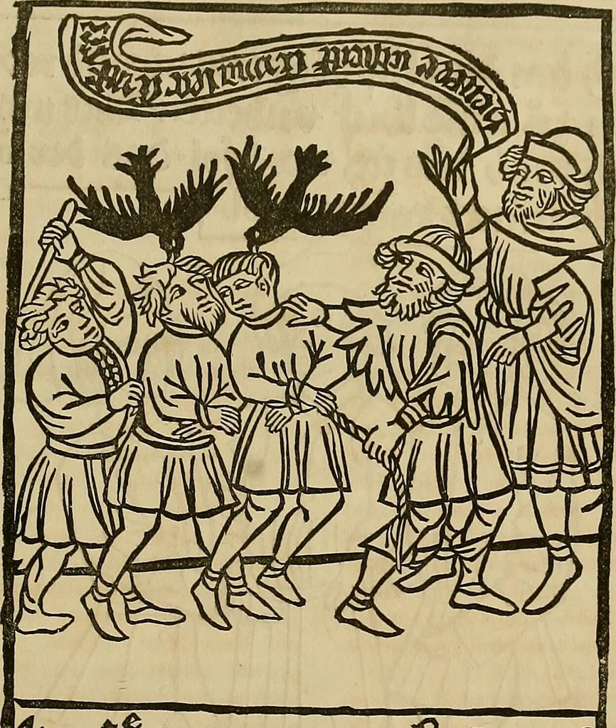 An illustration from Geschichte der Buchdruckerkunst in ihrer Entstehung und Ausbildung, 1840, leaf 104