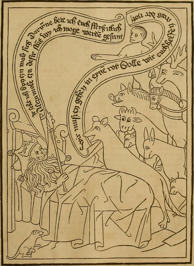 An illustration from Geschichte der Buchdruckerkunst in ihrer Entstehung und Ausbildung, 1840, leaf 116