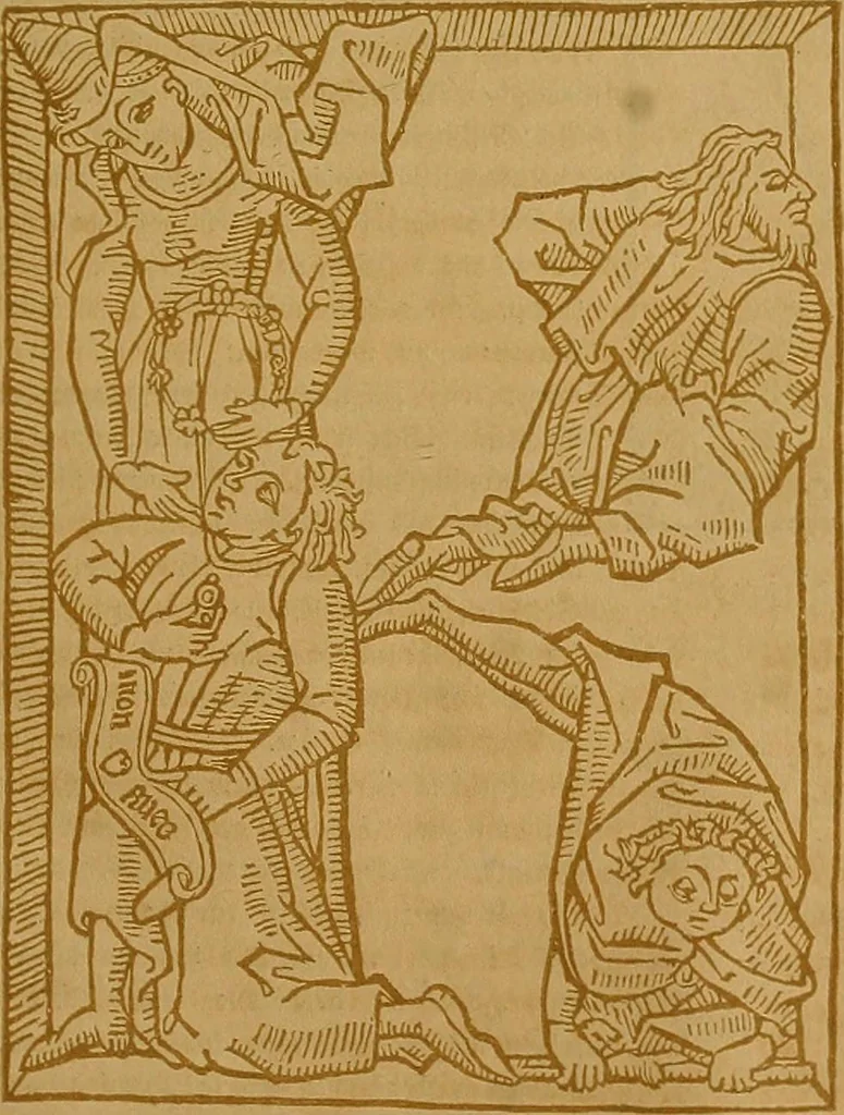 An illustration from Geschichte der Buchdruckerkunst in ihrer Entstehung und Ausbildung, 1840, leaf 134