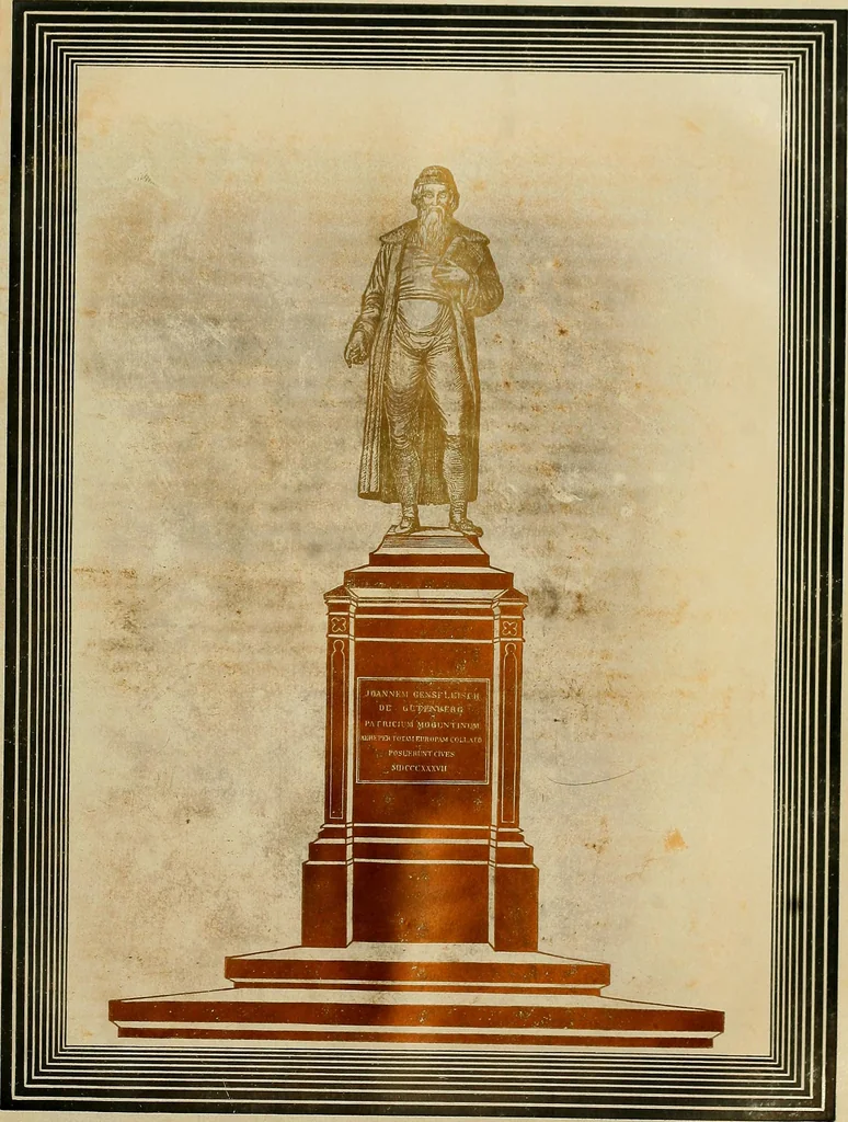 An illustration from Geschichte der Buchdruckerkunst in ihrer Entstehung und Ausbildung, 1840, leaf 452