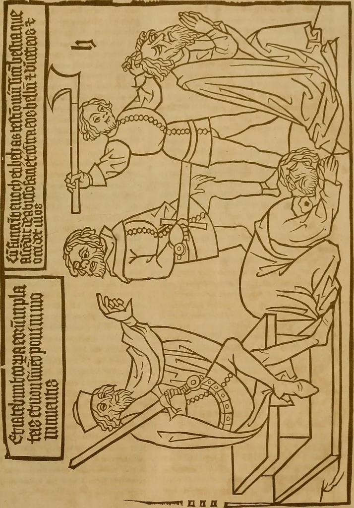 An illustration from Geschichte der Buchdruckerkunst in ihrer Entstehung und Ausbildung, 1840, leaf 60