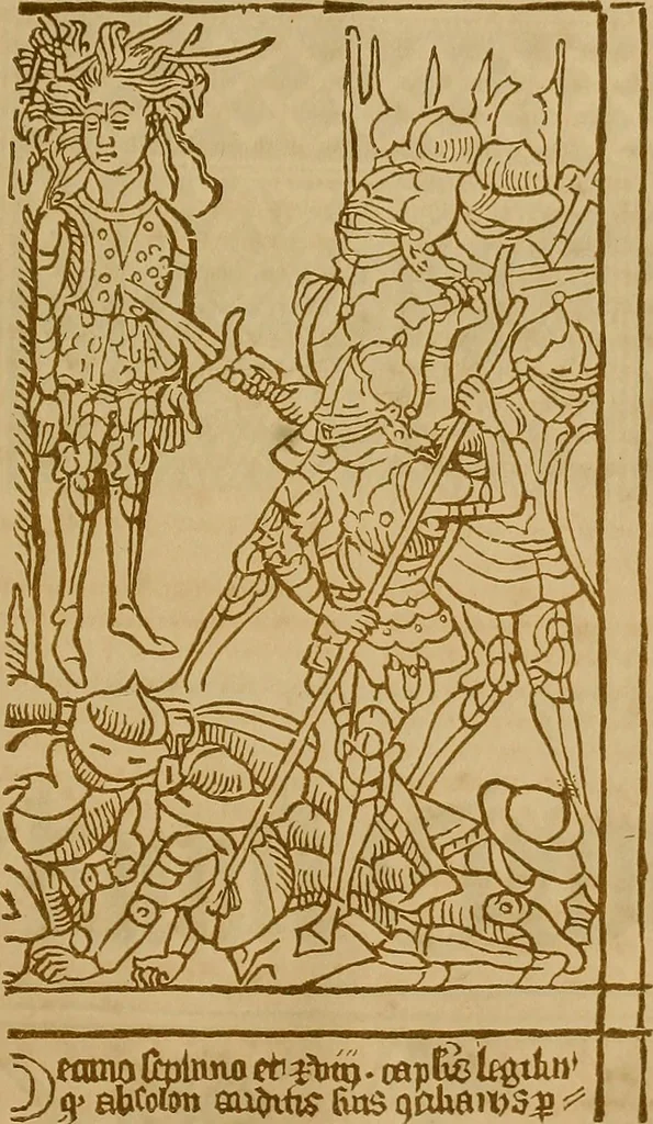 An illustration from Geschichte der Buchdruckerkunst in ihrer Entstehung und Ausbildung, 1840, leaf 96