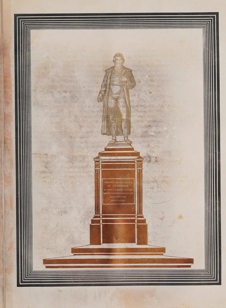 An illustration from Geschichte der Buchdruckerkunst in ihrer Entstehung und Ausbildung, 1840, leaf 453