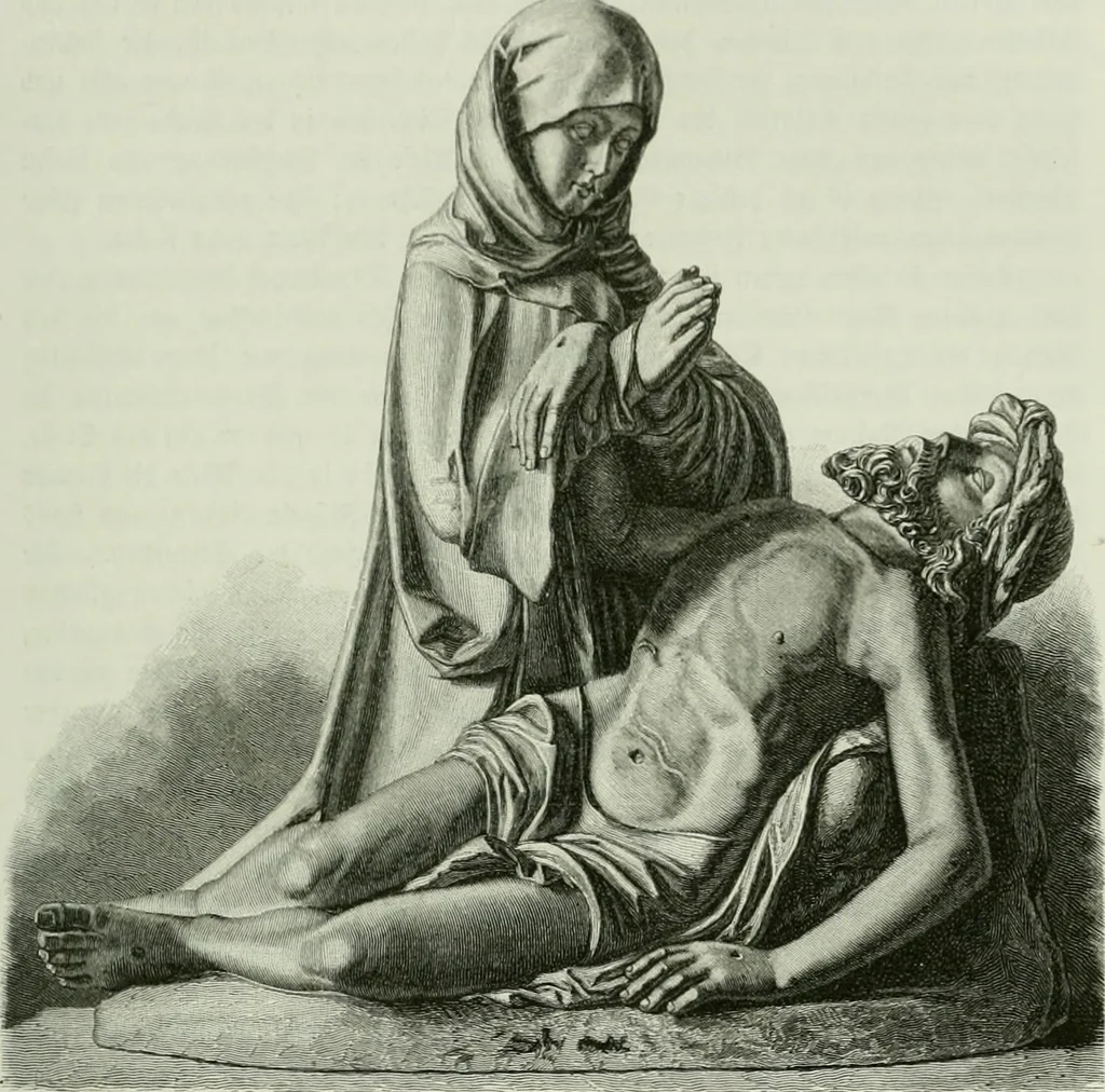 An illustration from Geschichte der deutschen Plastik, 1800, leaf 158