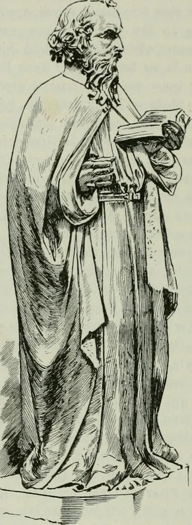An illustration from Geschichte der deutschen Plastik, 1800, leaf 175