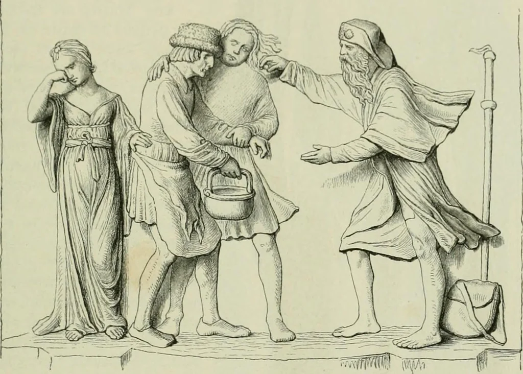An illustration from Geschichte der deutschen Plastik, 1800, leaf 182