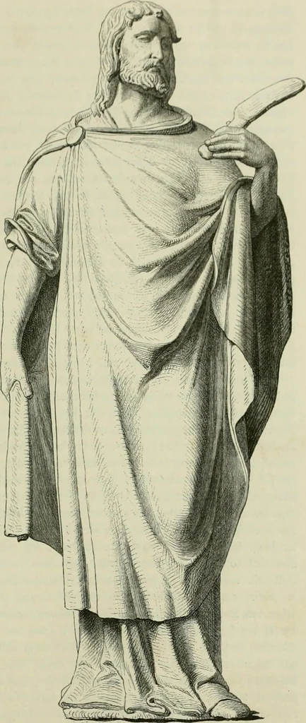 An illustration from Geschichte der deutschen Plastik, 1800, leaf 184