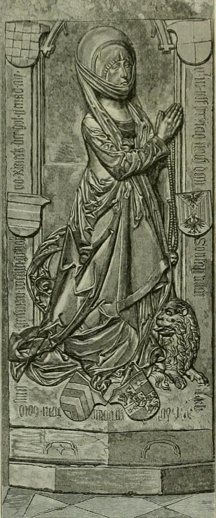 An illustration from Geschichte der deutschen Plastik, 1800, leaf 206