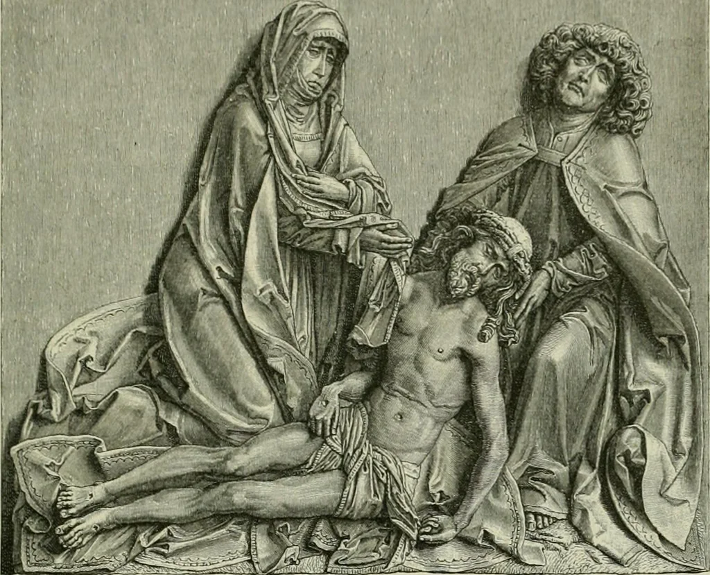 An illustration from Geschichte der deutschen Plastik, 1800, leaf 218