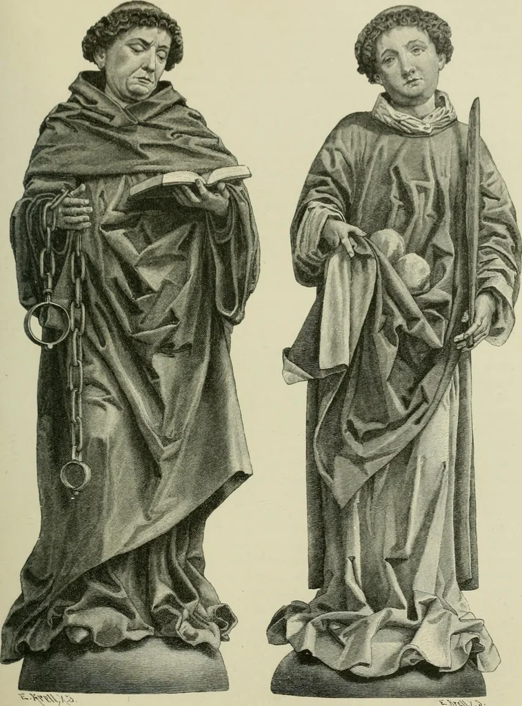 An illustration from Geschichte der deutschen Plastik, 1800, leaf 256