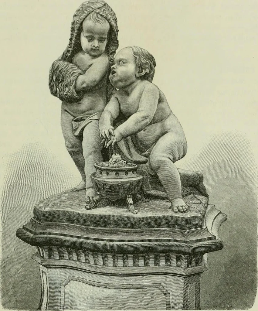 An illustration from Geschichte der deutschen Plastik, 1800, leaf 312