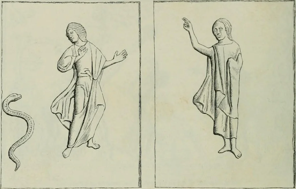 An illustration from Geschichte der deutschen Plastik, 1800, leaf 35