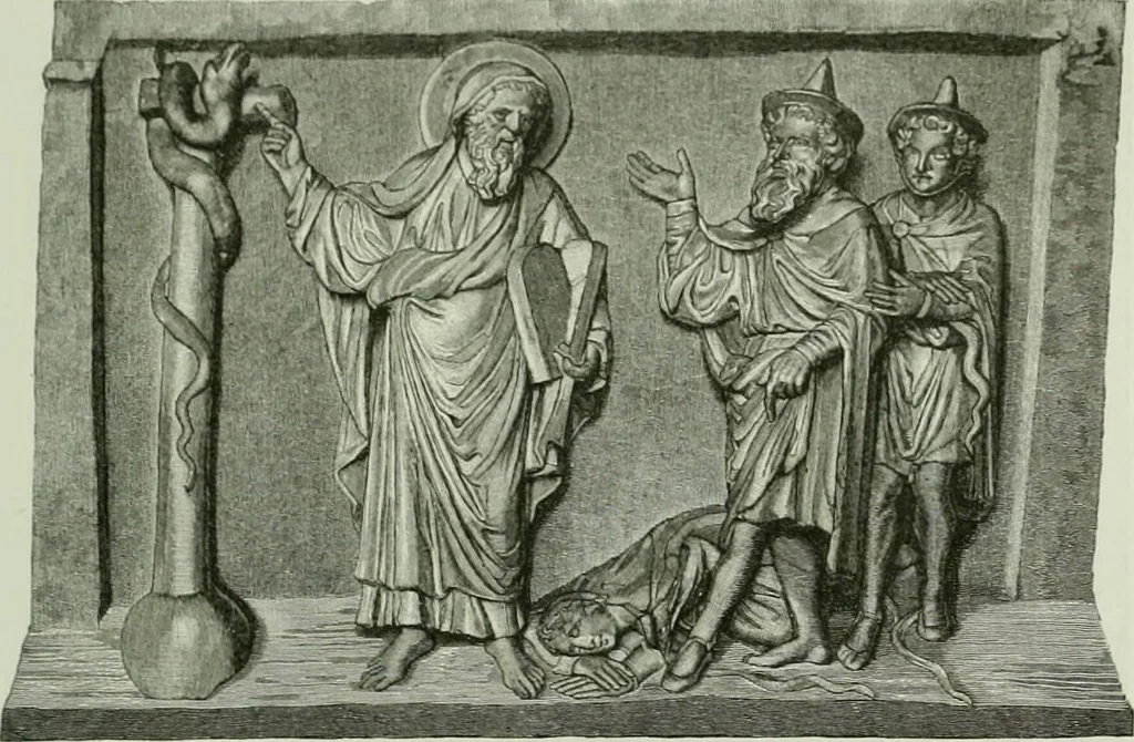 An illustration from Geschichte der deutschen Plastik, 1800, leaf 62