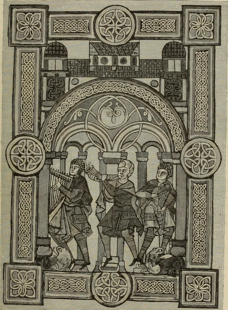 An illustration from Geschichte der deutschen Malerei, 1889, leaf 121