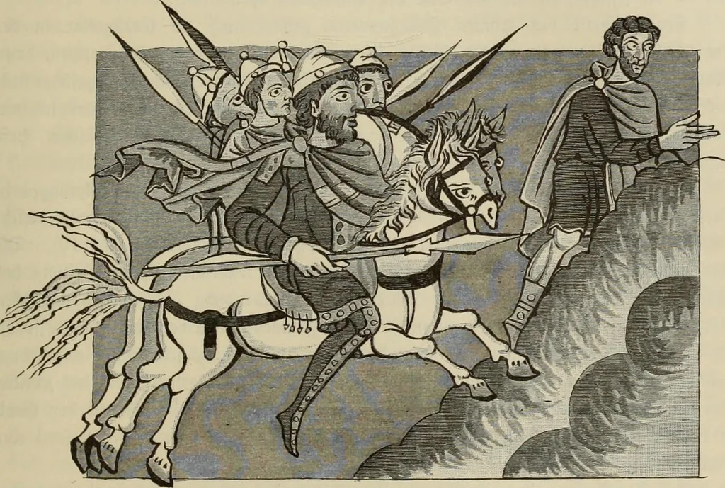 An illustration from Geschichte der deutschen Malerei, 1889, leaf 125