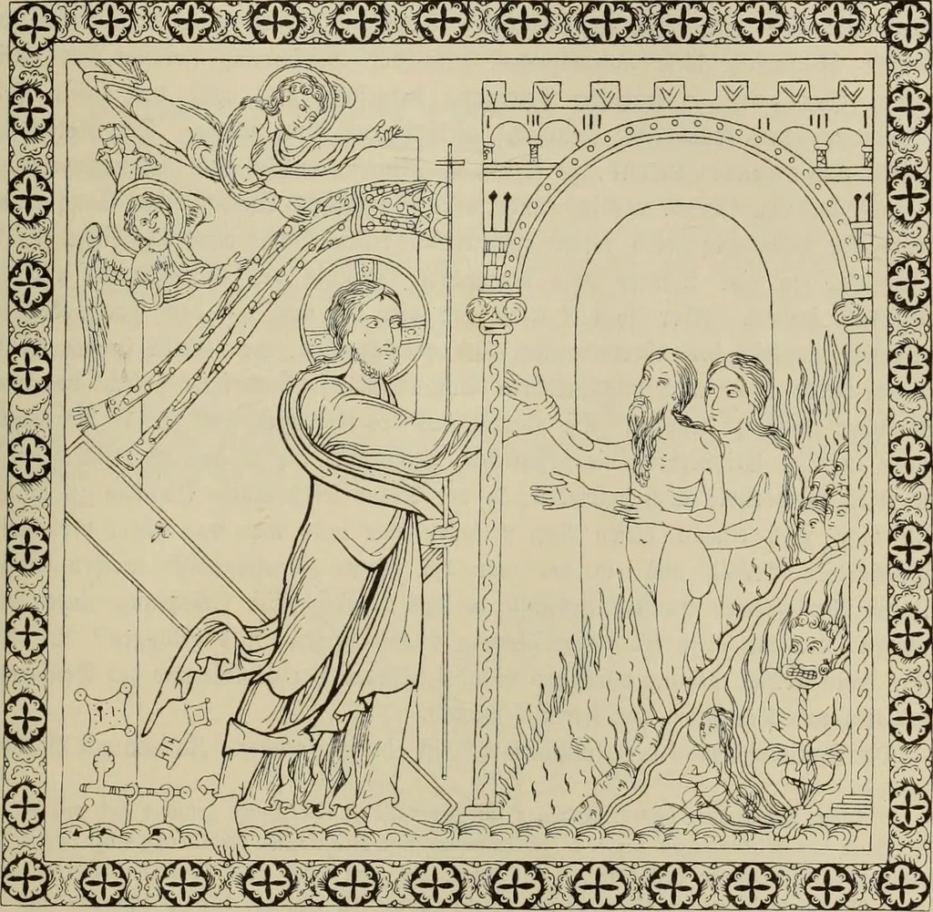 An illustration from Geschichte der deutschen Malerei, 1889, leaf 129