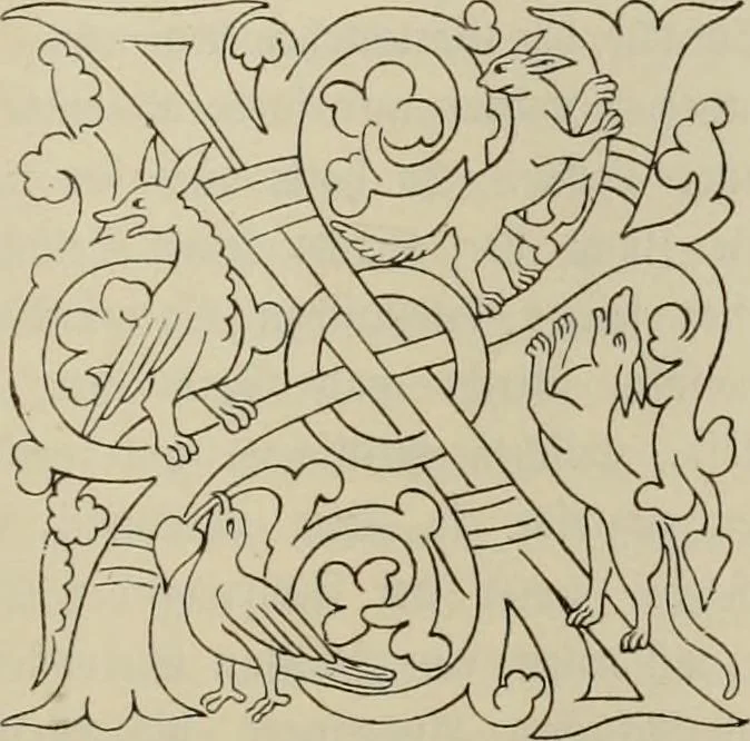 An illustration from Geschichte der deutschen Malerei, 1889, leaf 131